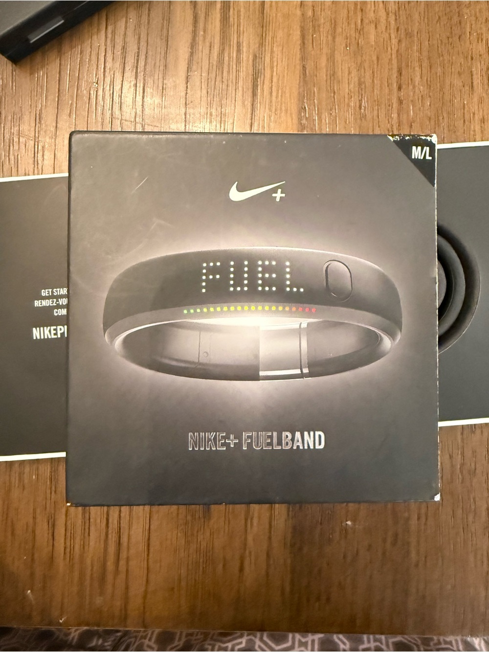 Nike Black FuelBand Fitness Tracker Box